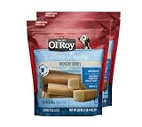 Ol'~Roy Munchy Bone Dog Treats, Greek Yogurt ~ 20 Oz ~ 7 Count ~ (2 Pack)