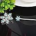 MJartoria Christmas Blue Rhinestone Snowflake Hair Clip Hairpin Elsa (6PCS Light Blue-snowflake)
