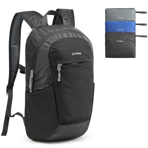 G4Free 20L Wanderrucksack Herren Kleiner Rucksack Damen Leichter Daypack Tagesrucksack Faltbarer Trekkingrucksack für Wandern Travel Camping Outdoor