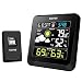 Govee Wireless Weather Station with Color LCD Displasy, Weather Forecast Station with Outdoor Sensor, Digital Temperature and Humidity Gauge with Alarm Clock, Moon Phase, Backlight, Sooze Mode