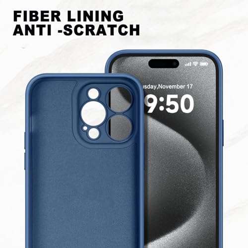 Carcasa de silicona para iPhone 15 Pro Max con acabado premium 6
