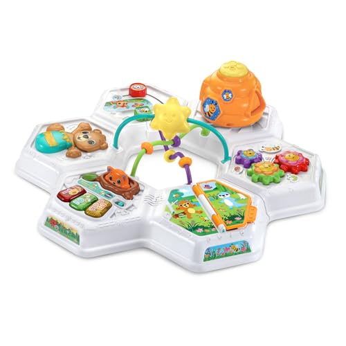 VTech Buzz and Learn Activity Table with Seven Interactive Play Zones, Blue - image 4