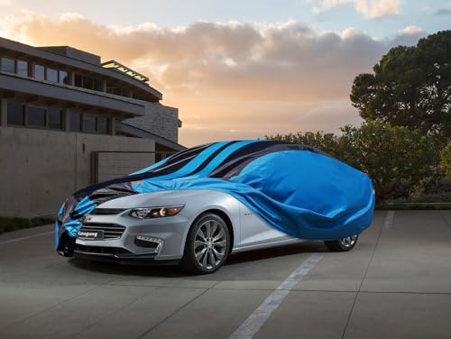 Image of Kaugung Car Cover Custom Fit Chevy Chevrolet Malibu（2016-2025） Waterproof All Weather for Automobiles，Full Exterior Cover for Lightweight Resistant Outdoor Sun UV Rain Dust Snow Wind Protection.