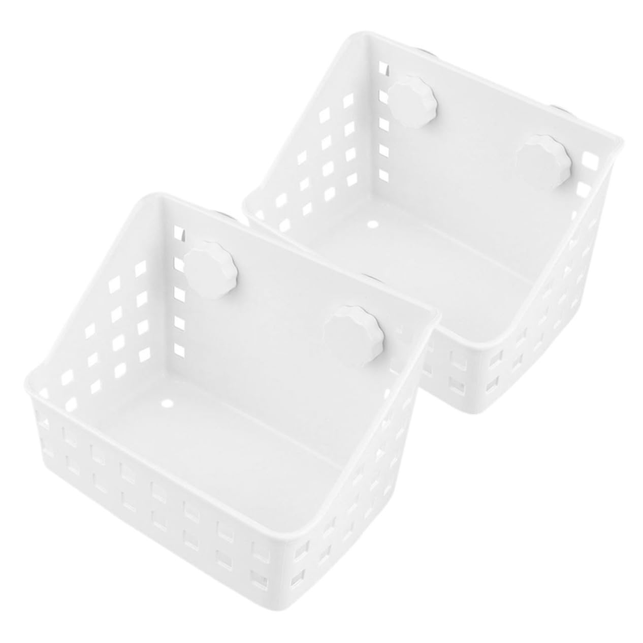 Râtelier à Foin pour Lapins, Lot de 2, Plastique Blanc