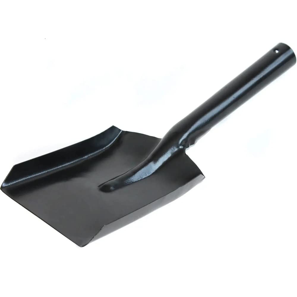 5 Inch Black Metal Coal Ash Hand Shovel Scoop Fire Stove Household Fireplace Trowel