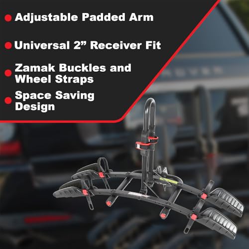 Image of Trimax Road-Max Blade-Runner2 Bike Carrier, 2-Bike, Hitch Mount