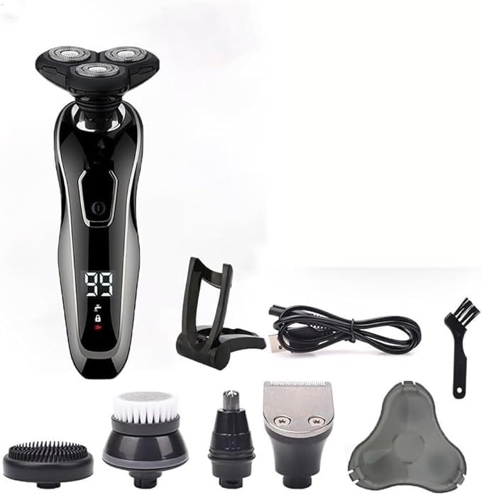 Electric Razor for Men 5 in 1 Electric Razor Electric Shaver Hair Cutting Shaving Machine for Men Clipper