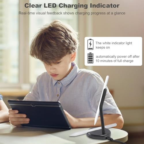 Soporte de escritorio LIGHTMEUP para organizar y cargar el Apple Pencil de 2ª generación 4