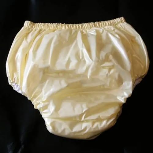 スナッププラスチックパンツ、大人用失禁パンツ、プラスチックおむつ、柔らかく、静かでフォームフィットの失禁用防水おむつカバー、大人用、防水で再利用可能な高齢者用おむつ、ユニセックス