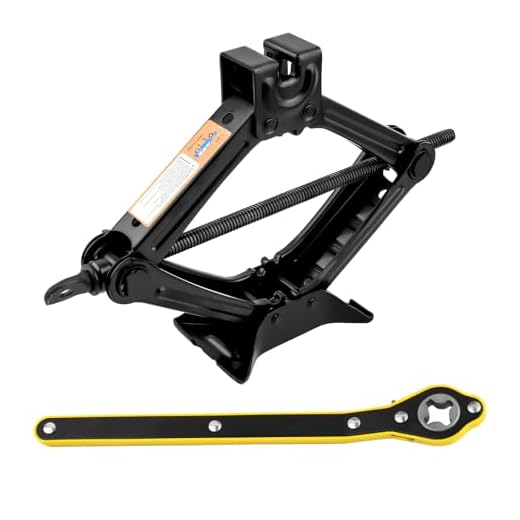 Scissor Jack for Car with Ratchet Wrench,1.5T (3307lbs) Capacity Scissor Car Jack Kit for Lifting Light Vehicles,Heavy Duty Vehicle Accessories Tire Jacks Lifting Range of 3.94-13.19"