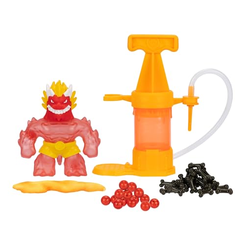 Heroes of Goo Jit Zu Hero Creator - Create Your Own Blazagon Stretch Action Figure Toy, 3 Unique Fillings