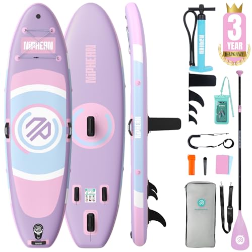 Niphean 10' Inflatable Stand-Up Paddle Board for All