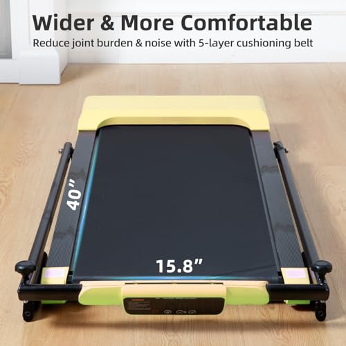 Caminadora plegable para hogar y oficina con pantalla LED miniatura 4