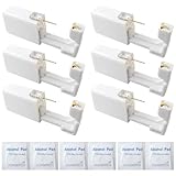 KOGUNXU 6Pcs Ear Piercing Kit, No-Pain Easy Use at Home Ear Piercing Gu-n Kit Tool with Earrings Stud