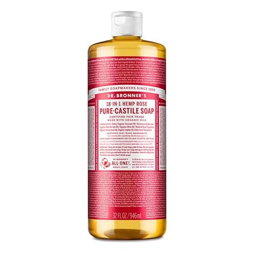 Dr Bronner's 946 ml organisk rosslott flytande tvål