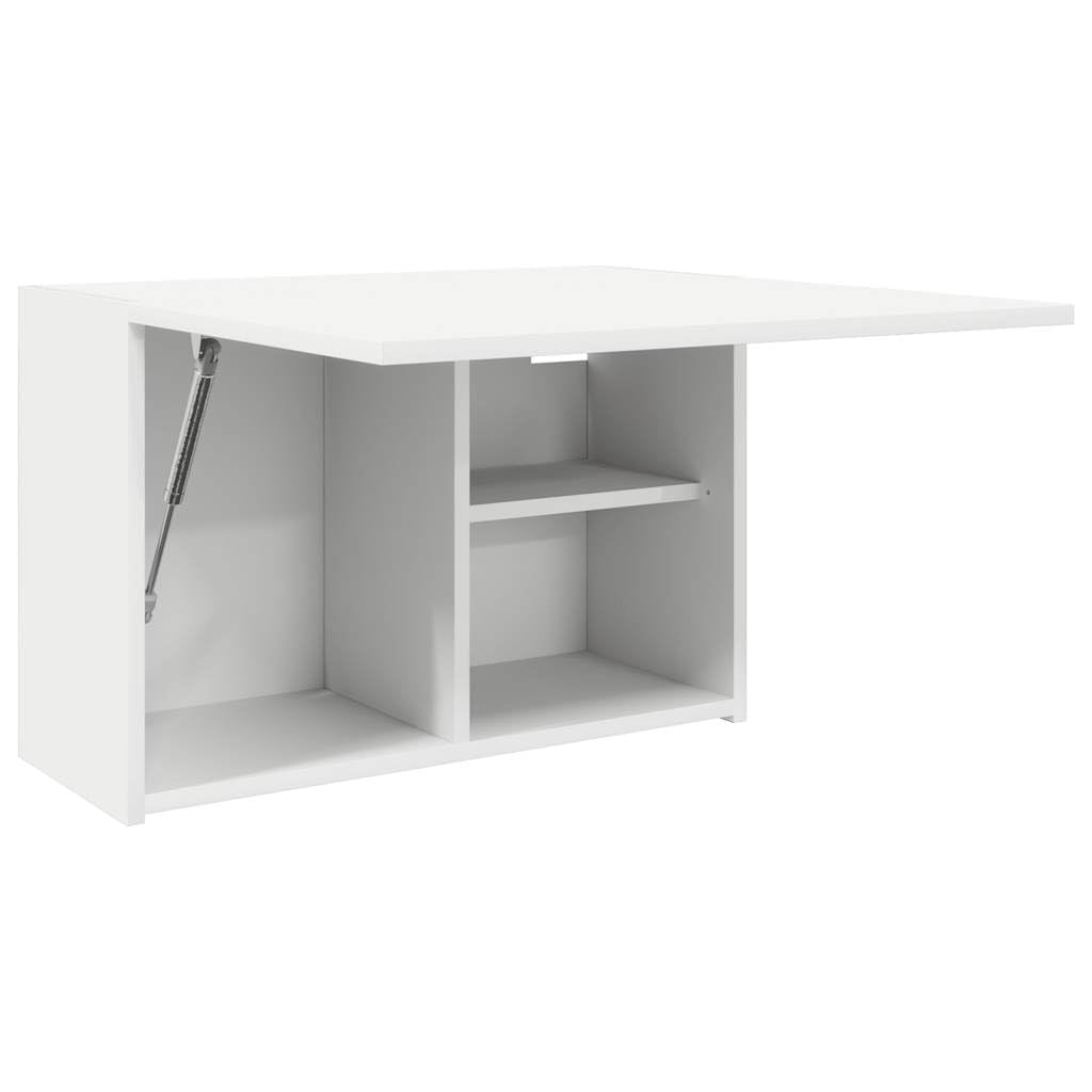 Gecheer Bad-Wandschrank Hängeschrank Badschrank Küchenschrank Medizinschrank Badmöbel Weiß 60x25x40 cm Holzwerkstoff
