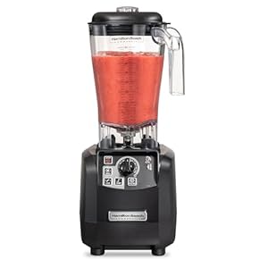 Hamilton Beach Commercial Tempest High-Performance Blender, 64 Ounce / 1.8 Liter Capacity, 3 HP Motor, NSF Certified, HBH650R