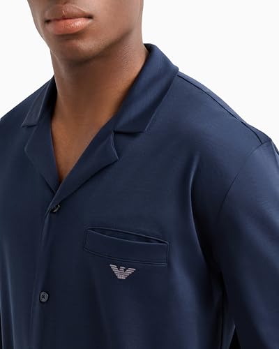 Emporio Armani Men's Classic Luxury Cotton Pajama Set3