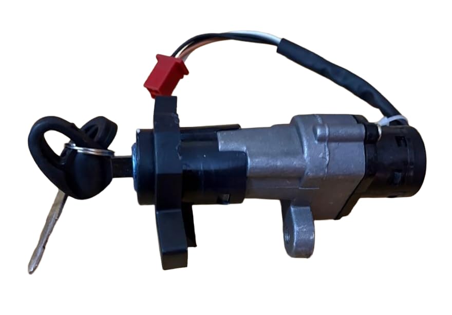 LA Products Ignition Lock Set Compatible with Bajaj Platina | On-Off-Lock Positions | OEM Wiring Connector | Heavy Duty Lock Assembly | Quality Tested-image-26
