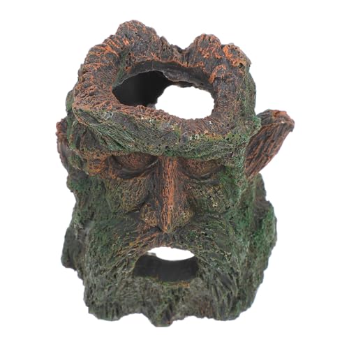 iplusmile 樹脂製中空木の幹 水槽用隠れ家 洞窟型装飾 爬虫類 テラリウム 魚 エビ 対応 デザイン