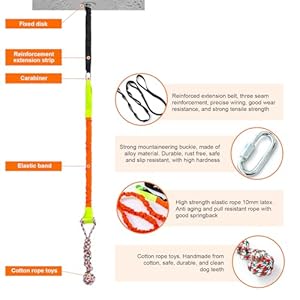   Outdoor-Bungee-Tug-ToyDog-Toy-Hanging-Interactive-Exercise-Play-Cord-Tether-with-Chew-Rope-Toy-for-Large-Breed-Puppies-Small-Dog-Adult-Orange