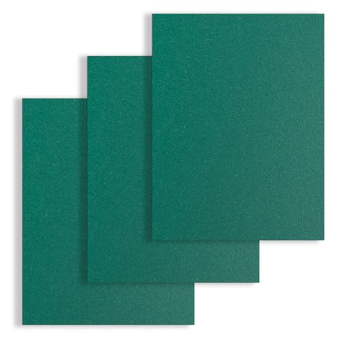 Image of Binditek 12 Mil Sand-Textured Binding Covers, Letter Size, Green, 25 Pack