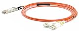 LODFIBER 5m (16ft) QSFP-8LC-D-AOC-5M H3C Compatible 40G QSFP+ to 4 Duplex LC Breakout Active Optical...