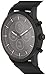 Fossil Men's 42mm Collider Stainless Steel and Silicone Hybrid HR Smart Watch, Color: Black (Model: FTW7010)