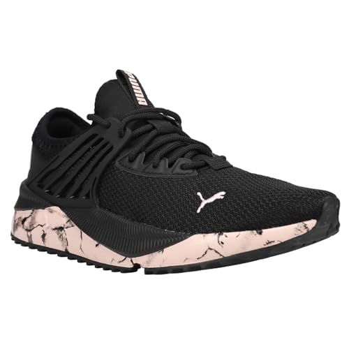 PUMA Womens Pacer Future Marble Lace Up Sneakers Shoes Casual - Black2