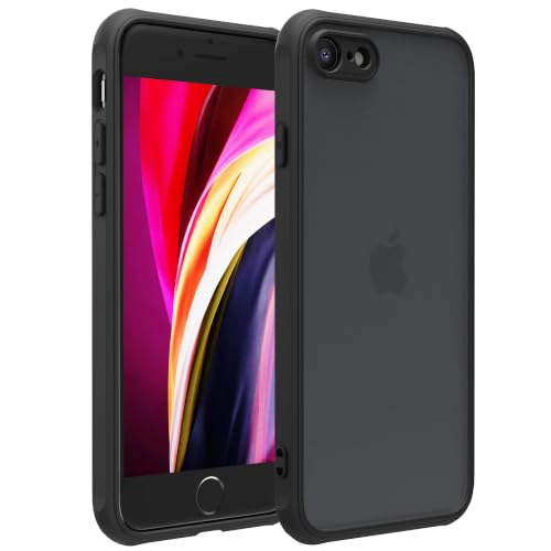 Image of iPhone se3 /se2 8 /7 Case,Translucent Matte(Black)