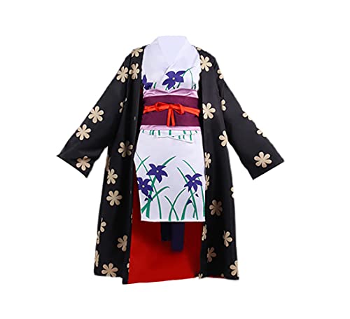 Women Nico Robin Costume Digital Printing Uniform Kinomo Halloween Suit Outfit Cosplay