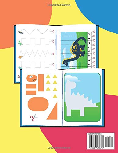 Cutting Practice Sheets for Kids 4-5 Cut & Glue Workbook: Scissor Skills Activity Book for Preschoolers - Image 2