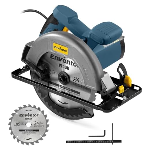 Enventor Circular Saw with 6000 RPM, 7-1/4 in, 11 A Corded