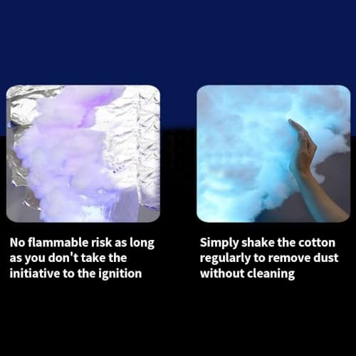 Image of APP Control 3D Thundercloud Storm Ceiling Lights DIY Kit Music Sync Cotton Thunder Lightning Cloud Light Fluffy for Gaming Room Bedroom Wall Night Party Decoration
