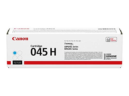 Canon Toner Cartridge 045 H C Cyan, 1245C002 (H C Cyan)
