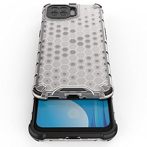 Image of Glasgow | for Oppo F17 Pro Stylish Look Pattern Back Case Cover for Oppo F17 Pro - Transparent