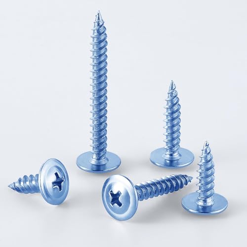 Image of Wensilon(300 pcs)#6x1-1 /4 inch Phillips Truss Head Wood Screws Galvanizing Quick Metal Self Tapping.