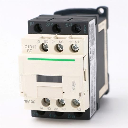 Contacteur DC LC1D12CD 3P 3NO 12A avec bobine 36V pour automatisme industriel