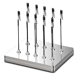 Metal Painting Stand Base Holder, 10 PCS Magnetic Bendable Alligator Clip