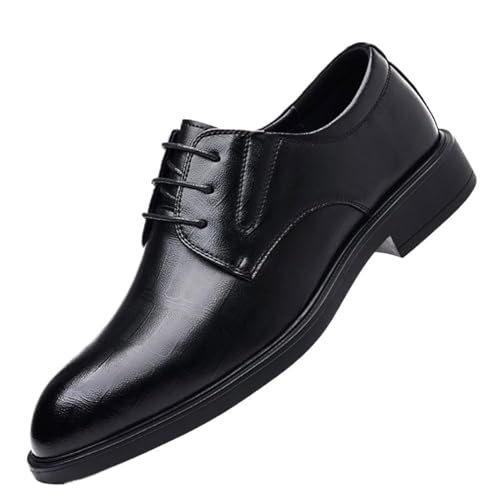 Men's Classic Outdoor Pointed Toe Footwear Business Work Office Dress Shoes Lace Up Oxfords Dress for Dating Prom Business Work