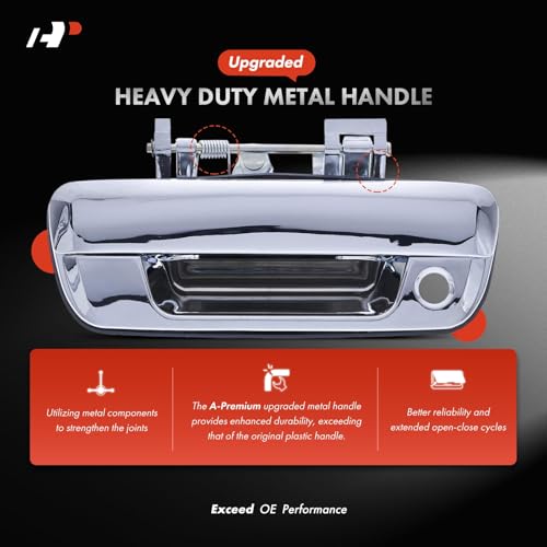 A-Premium Upgraded Metal Tailgate Handle w/Keyhole for Chevy, GMC & Isuzu by A-Premium - Used condition - Image 3