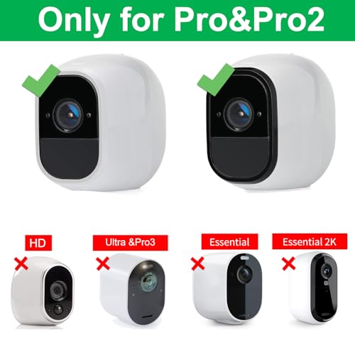 iTODOS Solar Panel Compatible with Arlo Pro and Arlo Pro 2, 11.8Ft Outdoor Power Charging Cable and Adjustable Mount,Not for Arlo HD,Arlo Ultra and Arlo Pro3/Pro4-Silver