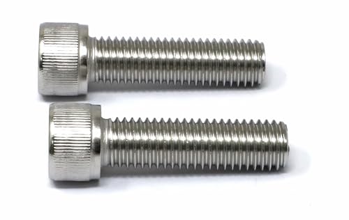 Image of iexcell 2 Pcs M14 x 50mm Thread Pitch 2 mm Stainless Steel 304 Hex Socket Head Cap Screws Bolts Kit