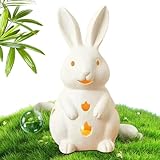Décoration sur le thème de Pâques : le bougeoir lapin intègre un symbole de vacances avec une adaptation pratique de la décoration, améliorant l'ambiance festive tout en servant de pièce maîtresse attrayante pour les fêtes de Pâques et les rassemblements saisonniers