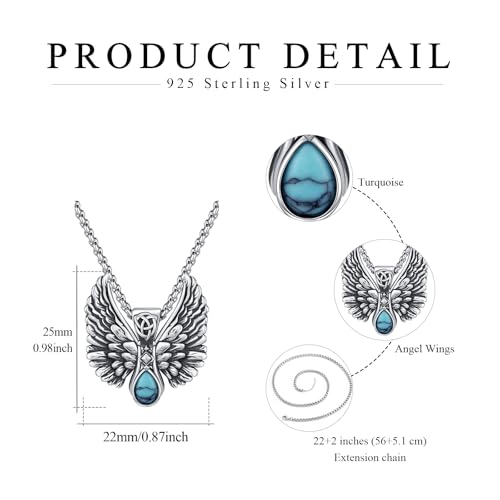 Viking Necklace for Men 925 Sterling Silver Rune Amulet Pendant Nordic Necklace Viking Jewelry Gift for Father Husband Son3