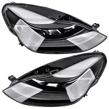 PENSUN Full LED Headlights Fit for 2021-2023 Tesla 3 & Model Y Pair