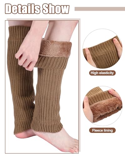 Image of Shihanee Fleece Leg Warmers Women