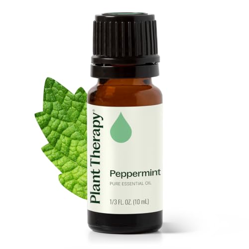 Plant Therapy Peppermint Essential Oil 10 mL (1/3 oz) 100% Pure, Undiluted, Natural Aromatherapy for...