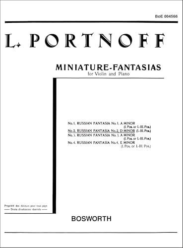 Russian Fantasia No. 2 in D Minor: for Violin and Piano