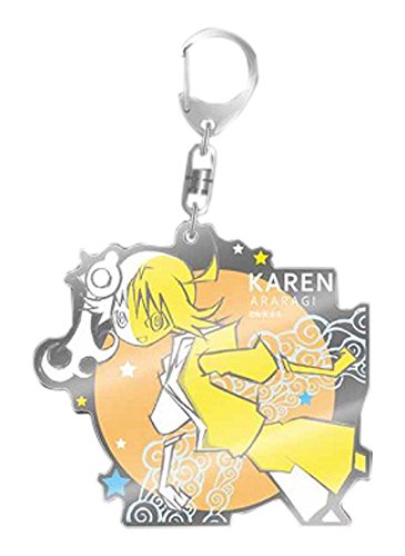 Porte-clés Karen Araragi acrylique transparent Story Series manga